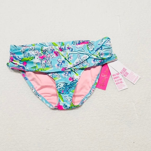 Lilly Pulitzer Lagoon Sarong Hipster Bottom